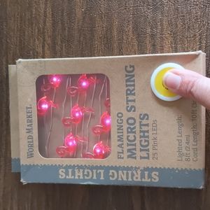 🦩🦩🦩 Flamingo micro string lights, 25 lights🦩🦩🦩🦩
